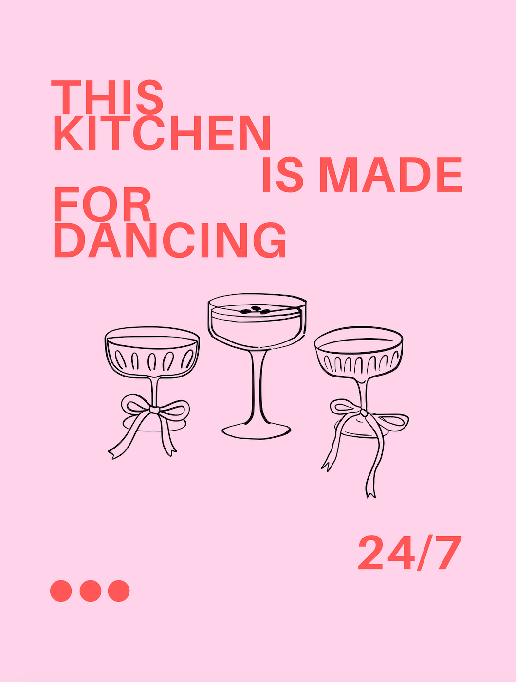 ,,this kitchen is made for dancing''