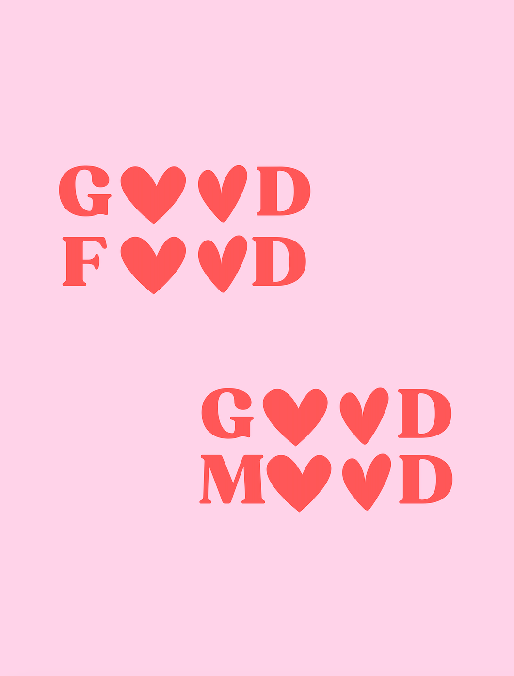 good food = good mood