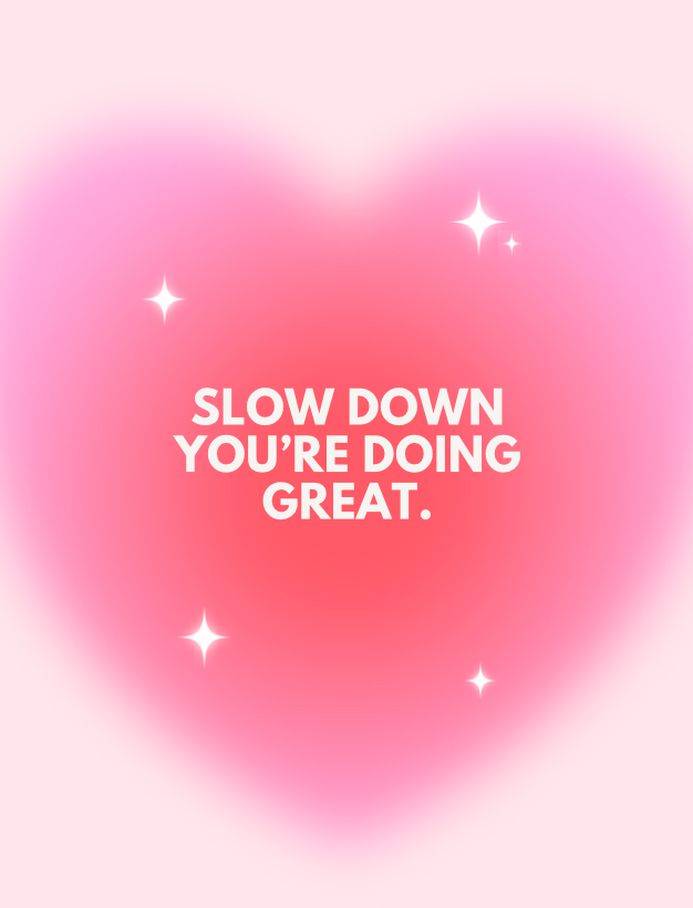 you are doing great!