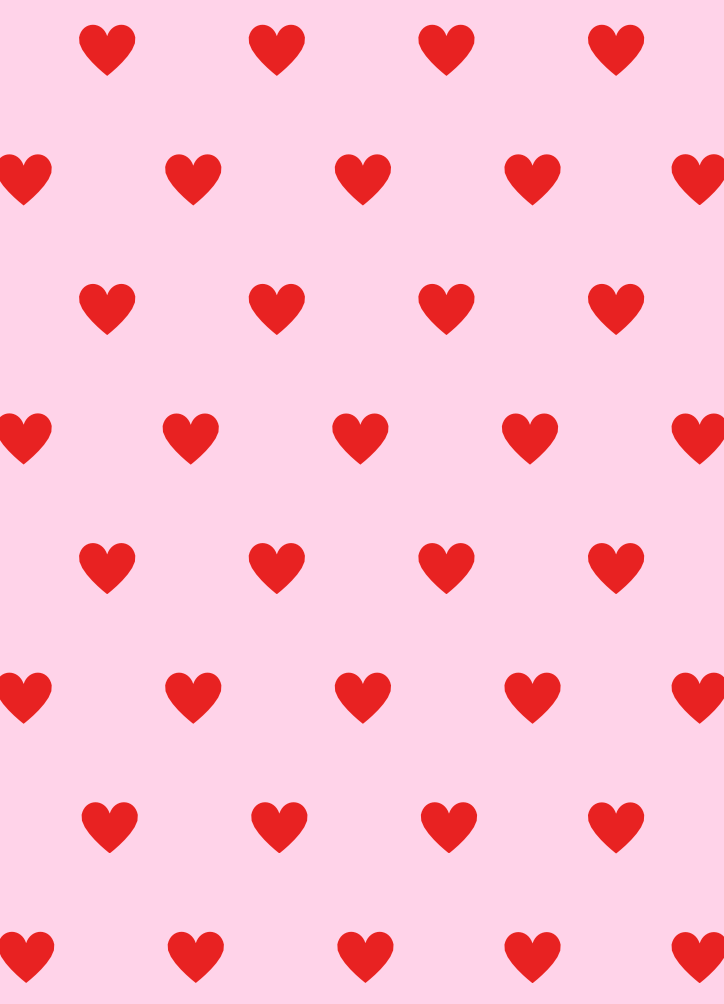 red hearts