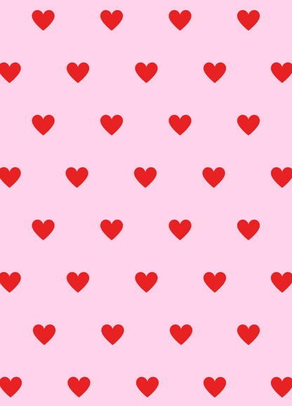 red hearts