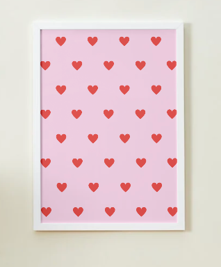 red hearts