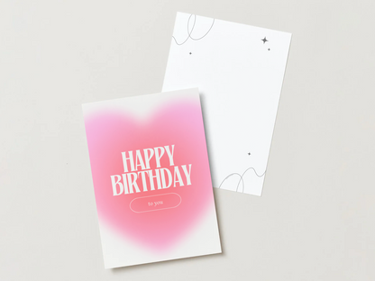 ,,pink Happy Birthday''