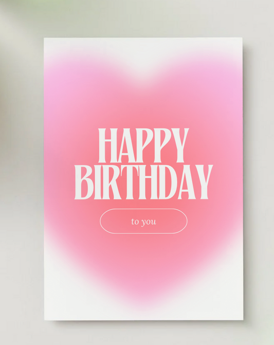 ,,pink Happy Birthday''