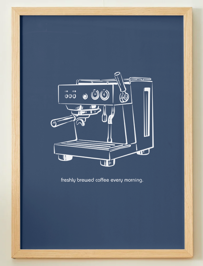 freshly brewed coffee every day