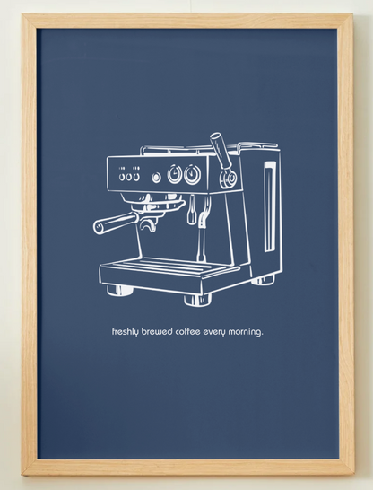 freshly brewed coffee every day