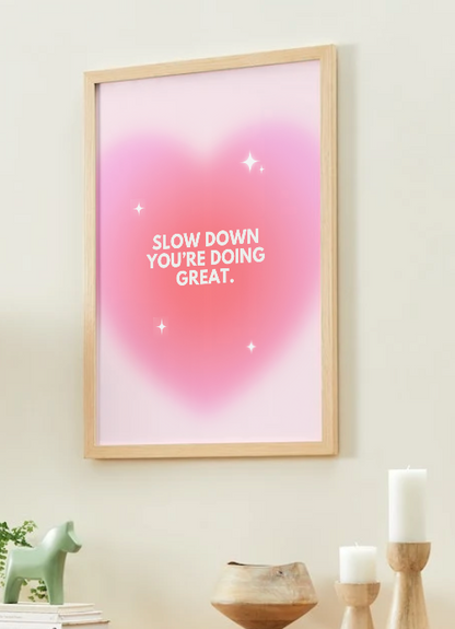 you are doing great!